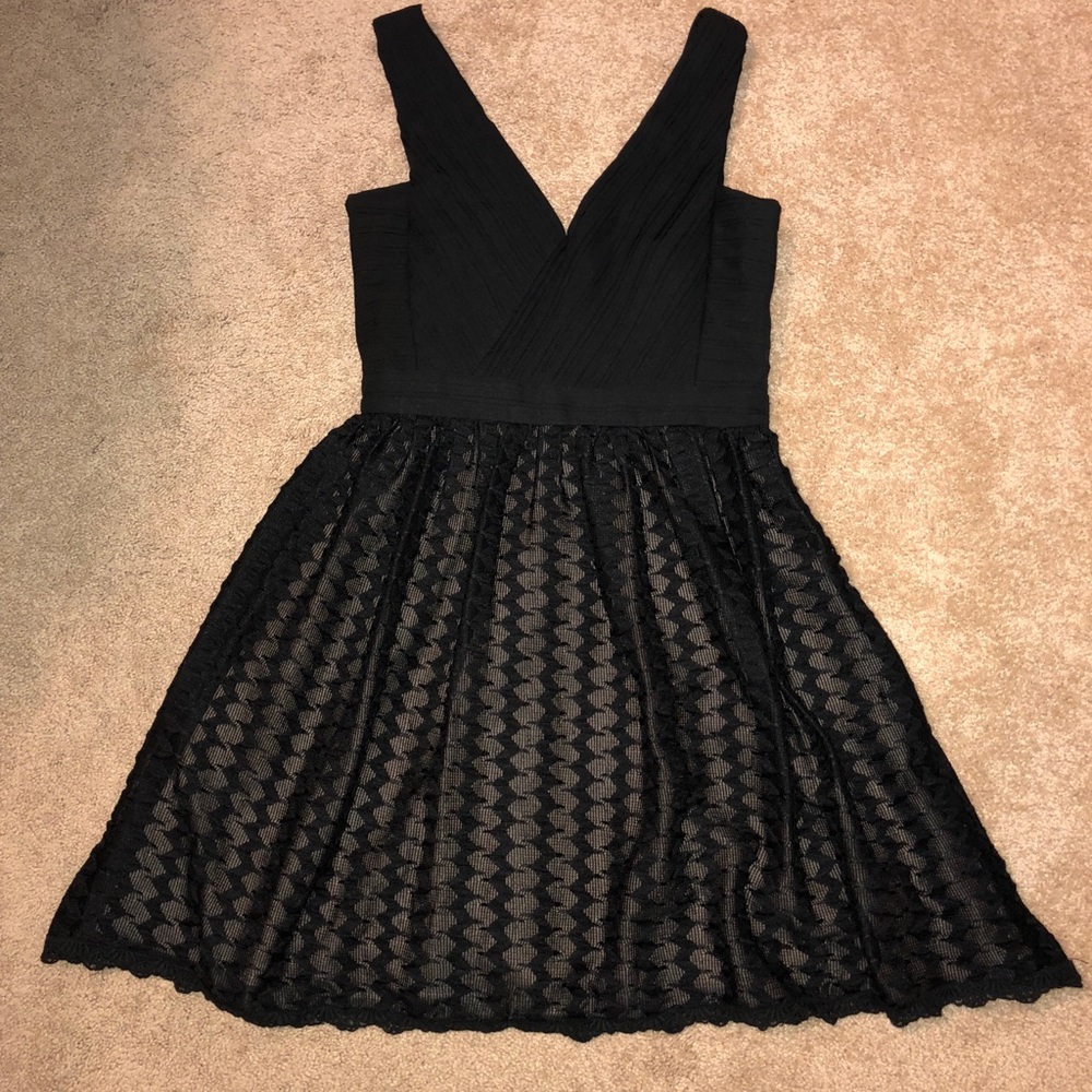 Black cocktail dress